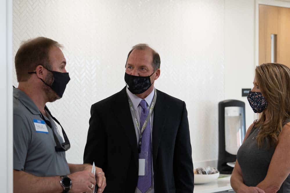 The cafe at CuraWest, a medical detox facility for the treatment of drug and alcohol addiction in Denver, Colorado.