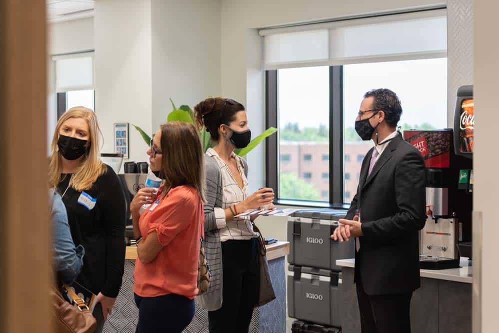 The cafe at CuraWest, a medical detox facility for the treatment of drug and alcohol addiction in Denver, Colorado.
