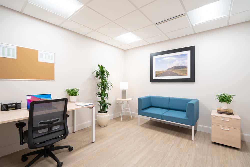 Therapist office empty A therapist office at CuraWest, a medical detox facility for the treatment of drug and alcohol addiction in Denver, Colorado.