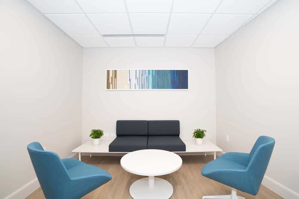 Waiting Room A waiting room at CuraWest, a medical detox facility for the treatment of drug and alcohol addiction in Denver, Colorado.